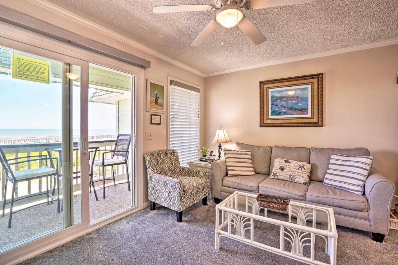 Isle Of Palms Beachfront Condo With Balcony And Pool! Eksteriør billede