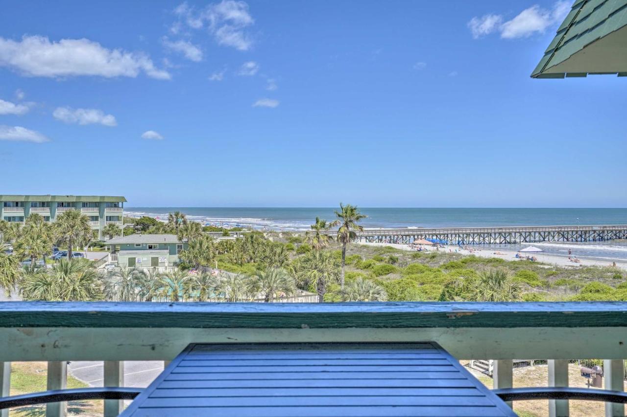 Isle Of Palms Beachfront Condo With Balcony And Pool! Eksteriør billede