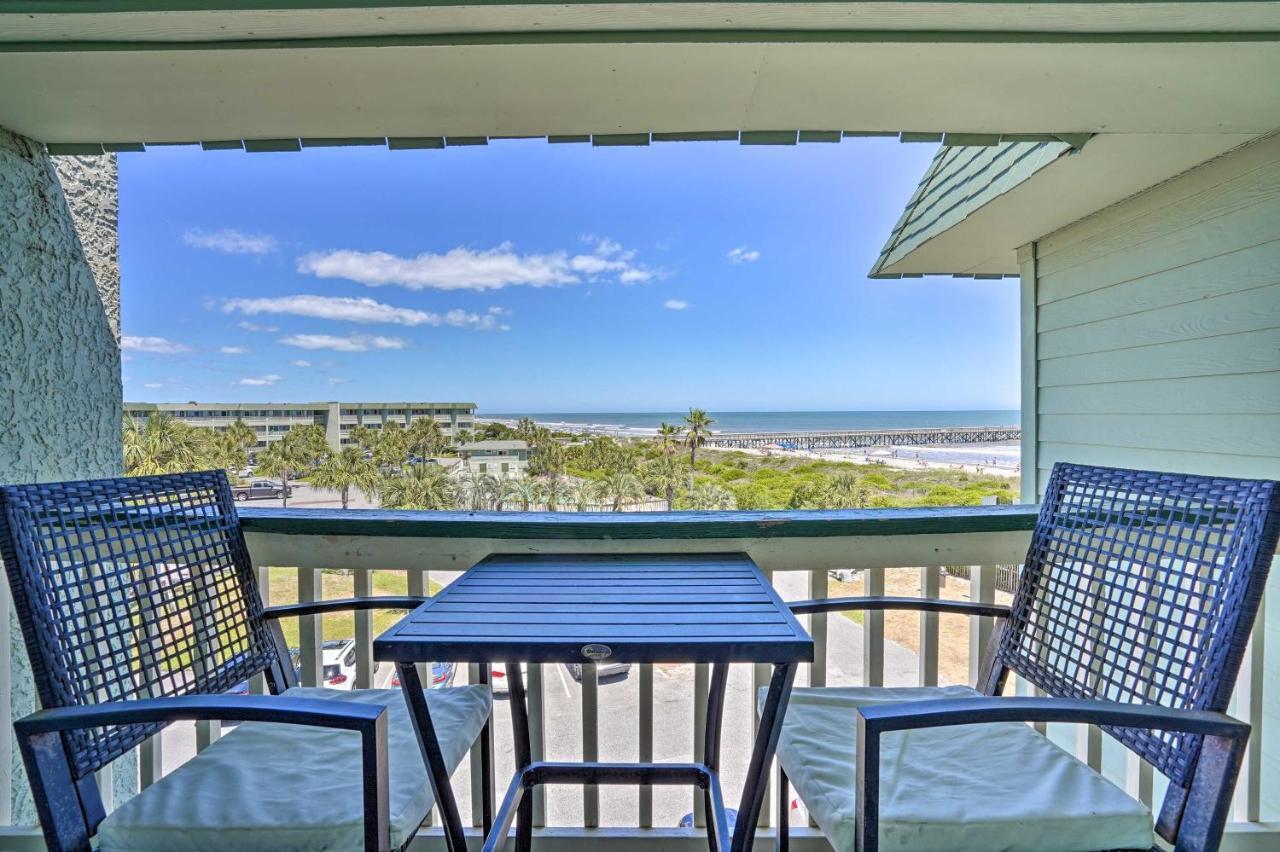Isle Of Palms Beachfront Condo With Balcony And Pool! Eksteriør billede