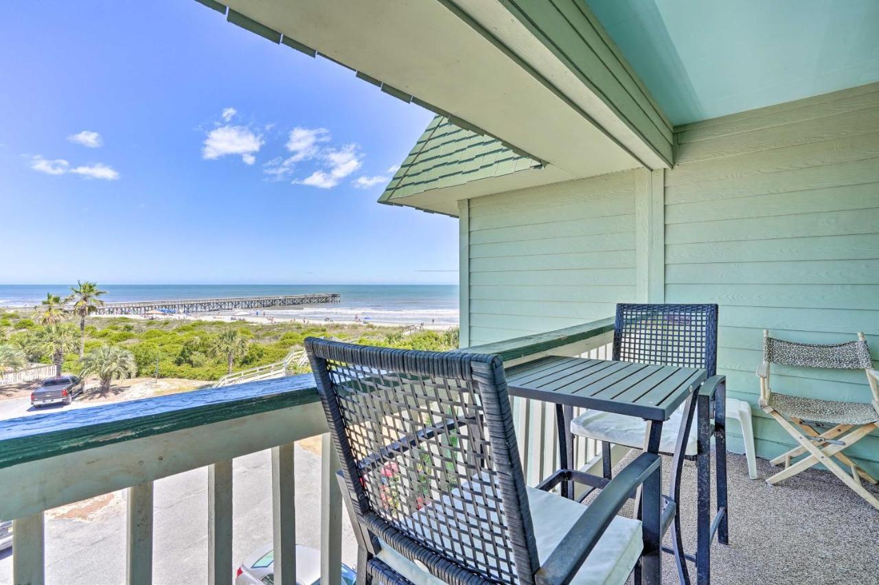 Isle Of Palms Beachfront Condo With Balcony And Pool! Eksteriør billede