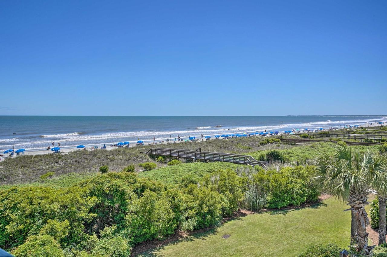 Isle Of Palms Beachfront Condo With Balcony And Pool! Eksteriør billede